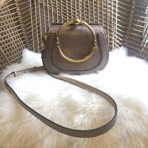 Chloé Small Nile Bracelet Crossbody Bag Gold